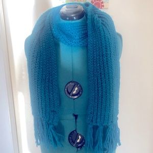 Style & Co, teal long scarf